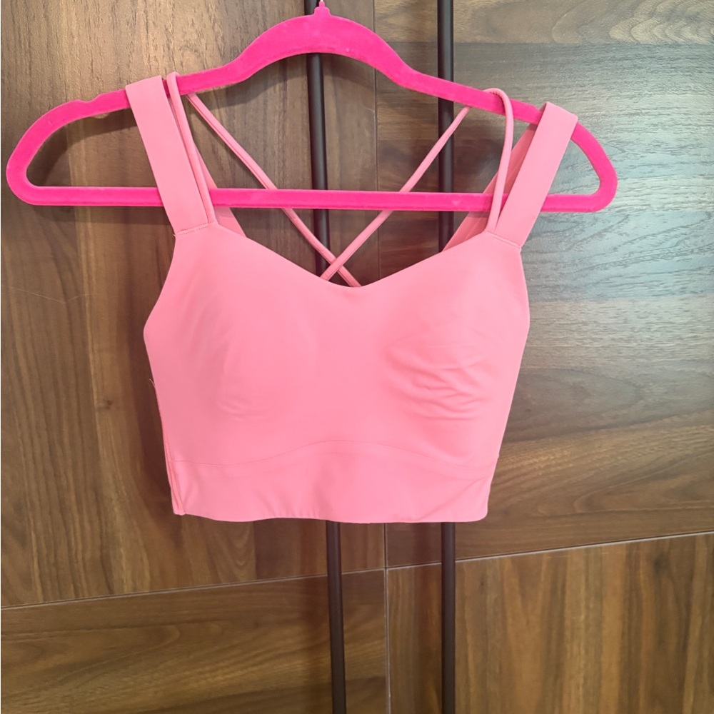 Lululemon sports bra coral